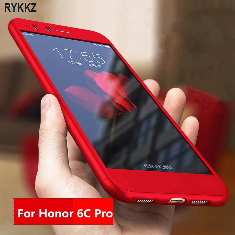 360 Full Body Coverage Phone Case For Huawei Honor 6C Pro Phone Cover Coque Shockproof Fundas For Huawei Honor6c 6 c  /  V9 Play