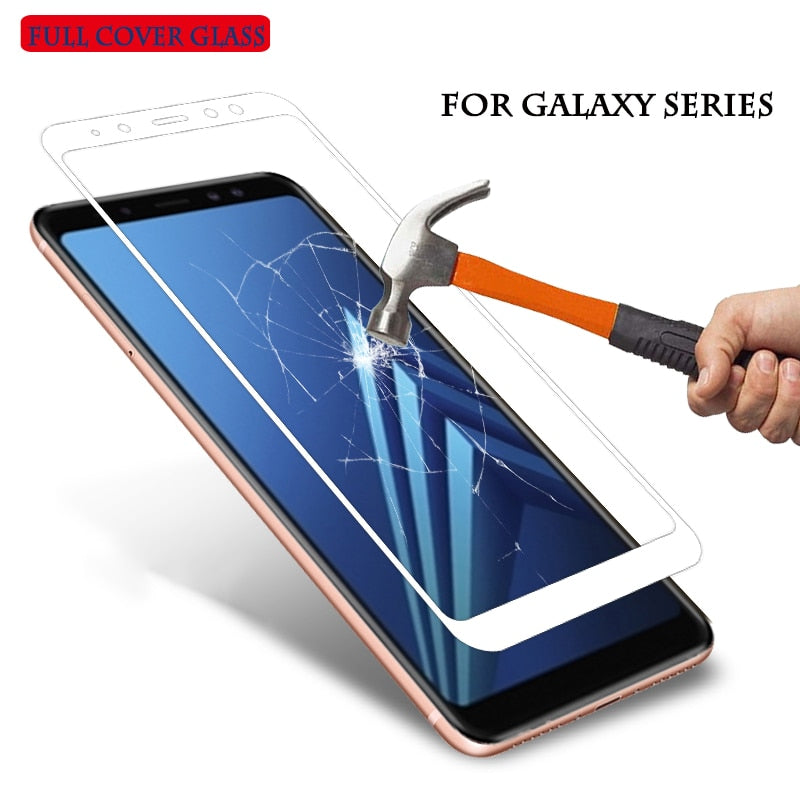9H 2.5D Tempered glass for Samsung Galaxy A6 Cover A 6 2018 A6 Plus 2018 A6plus protective film for Samsung galaxy a6 phone case