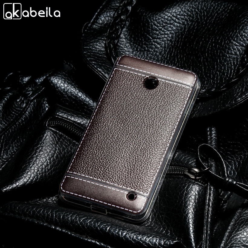 AKABEILA Soft Silicone Phone Case For Nokia Lumia 630 640 720 Phone Bags Back Covers For Nokia Lumia 630 DS Dual SIM RM-978 N630