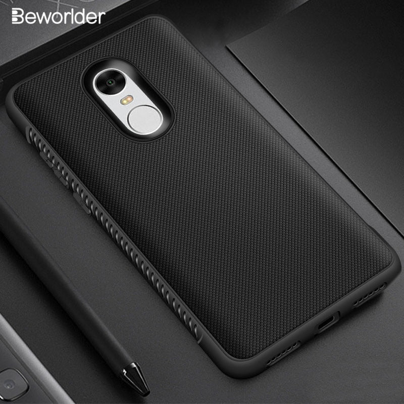 Beworlder Phone Cases For Xiaomi Redmi Note 4X Case Soft Silicone Cases TPU Anti Slip Back Cover For Xiaomi Redmi Note 4 Case