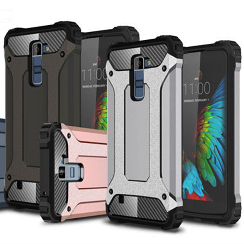 Case For LG K10 Armor Anti-Shock Phone Case For LG K10 Lte K430DS K410 M2 Cover Hybrid Hard Soft Silicone