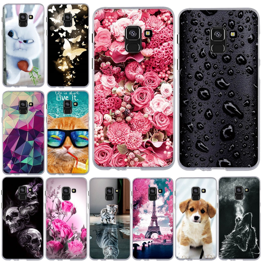 Case For Samsung Galaxy A8 2018 Case Cover for Samsung A8 2018 A530F Cover TPU Silicone Coque for Samsung Galaxy A8 Phone Case