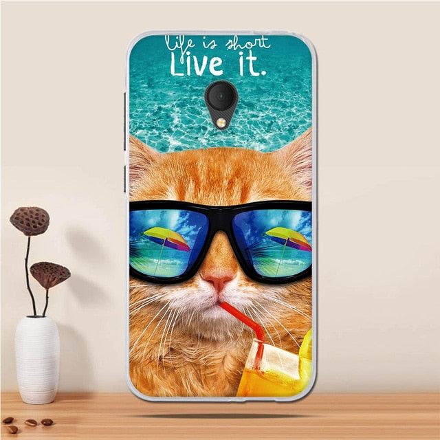 Case for Alcatel U5 Case Cover Soft TPU Silicone Cover for Alcatel U5 Cover Case for Alcatel U5 4G 5044D 5044Y 5.0" Phone Cases