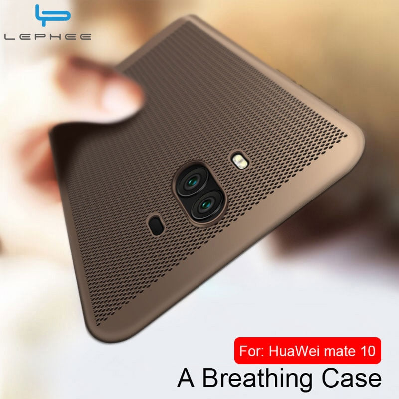 Case for Huawei Mate 10 Pro Case for Huawei Mate 10 lite Phone Cases Back Heat Dissipation Hard PC Cover Mate 10 lite Cases