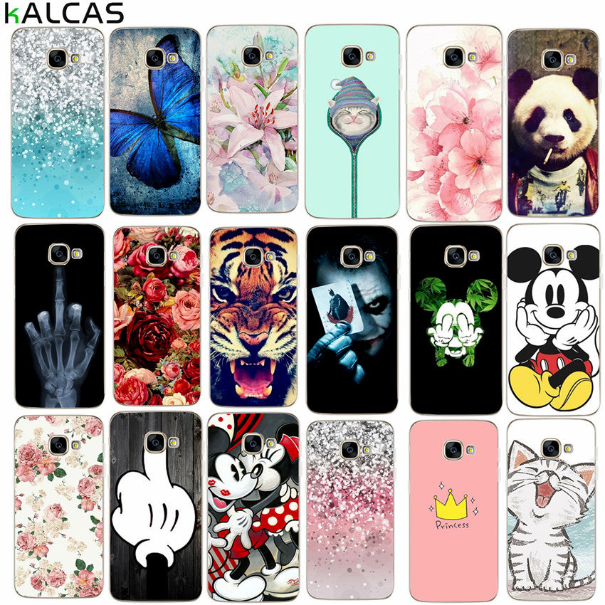 Cases For Samsung Galaxy S8 Plus Case Soft TPU Pattern Phone Case For Samsung A5 A3 A7 J5 2017 2016 2018 Cases Cover Coque