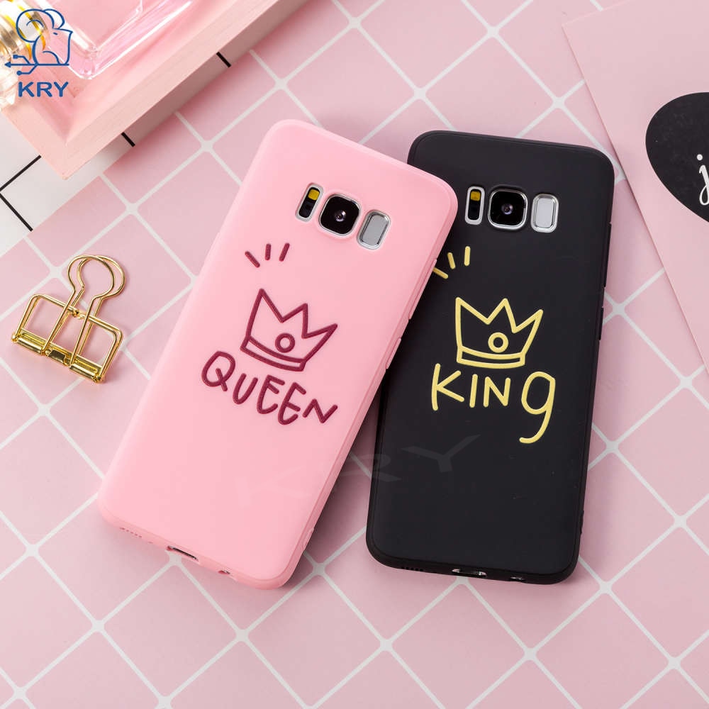 Crown Silicone Phone Cases For Samsung Galaxy A5 2017 Case Relief Flower Soft Cover For Samsung S8 S9 Plus S7 edge J5 2017 Case