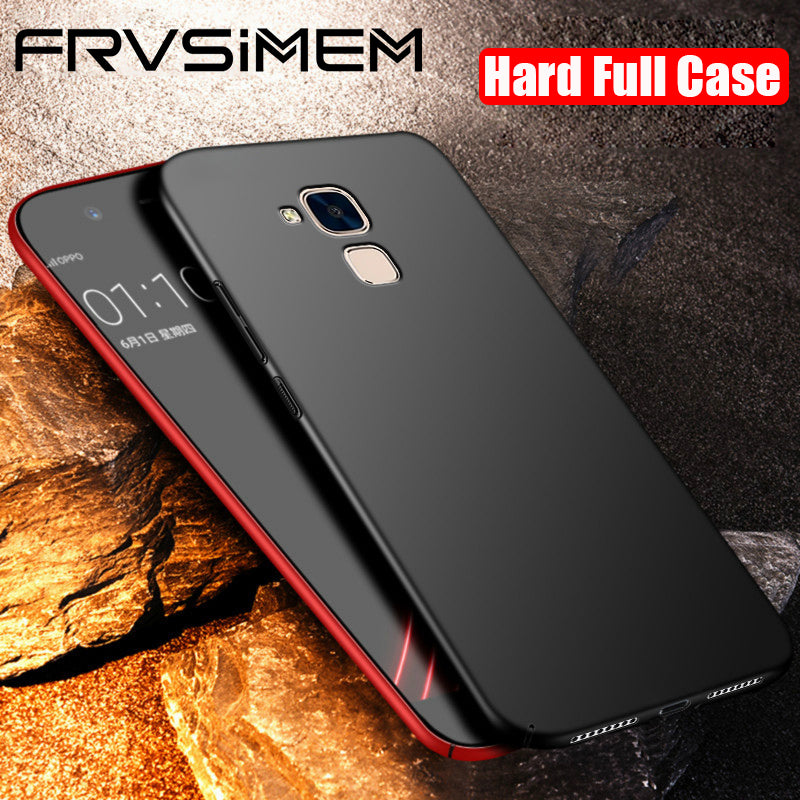 FRVSIMEM Hard Plastic Full Back Cover For Huawei Honor 5C Honor5C 5.2 inch Thin Smooth Phone Cases Protection Coque Capa