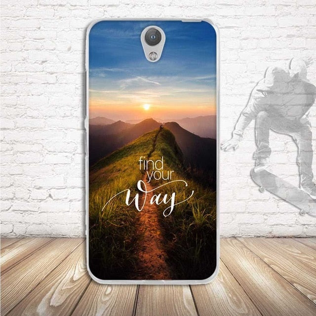 For Coque Lenovo Vibe S1 S 1 S1 Case Soft Silicon TPU Back Cover 3D Cute Skim For Lenovo Vibe S1 A40 C50 S1A40 S1C50 Phone Cases