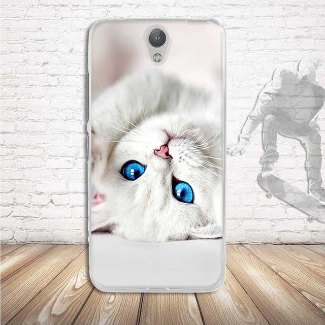 For Coque Lenovo Vibe S1 S 1 S1 Case Soft Silicon TPU Back Cover 3D Cute Skim For Lenovo Vibe S1 A40 C50 S1A40 S1C50 Phone Cases