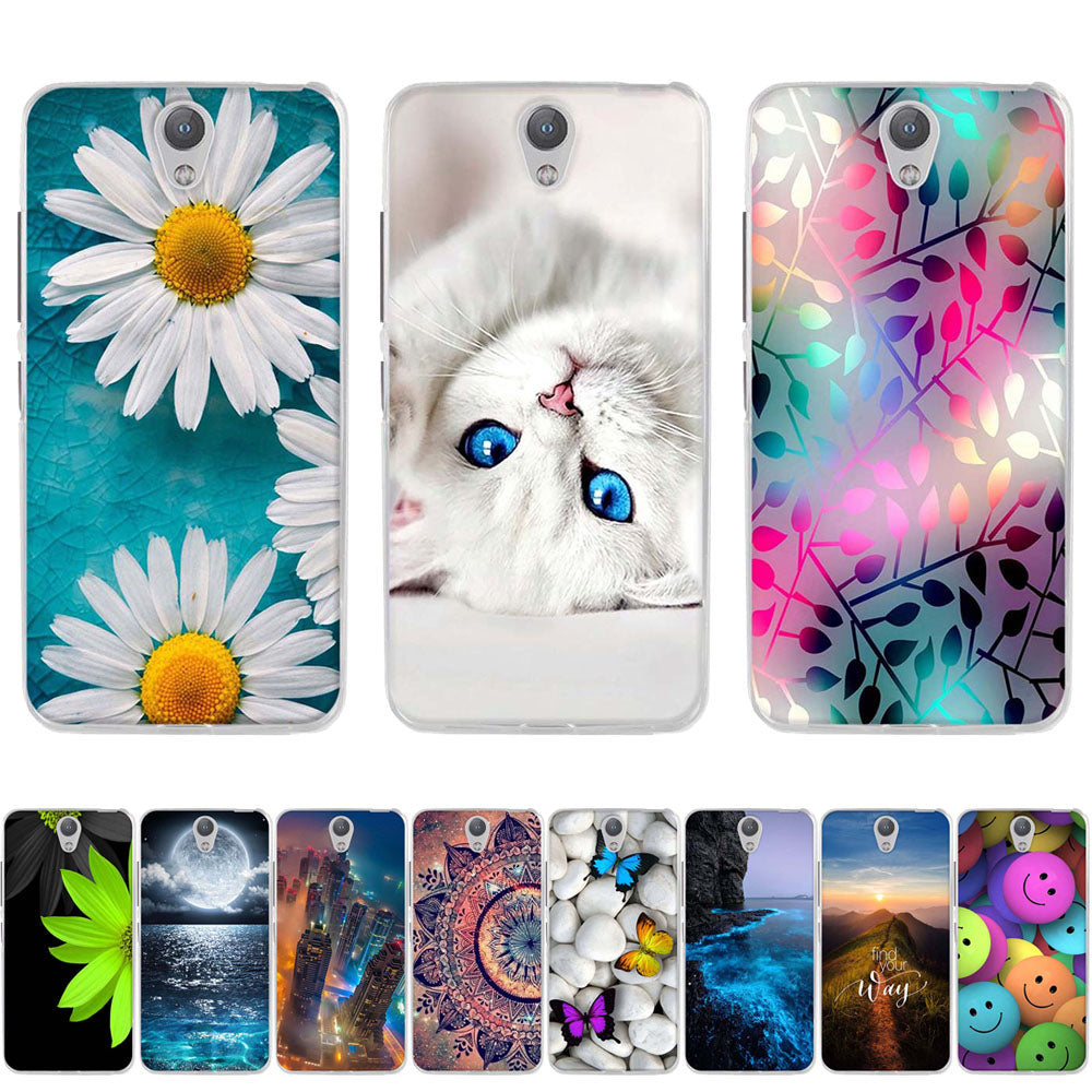 For Coque Lenovo Vibe S1 S 1 S1 Case Soft Silicon TPU Back Cover 3D Cute Skim For Lenovo Vibe S1 A40 C50 S1A40 S1C50 Phone Cases