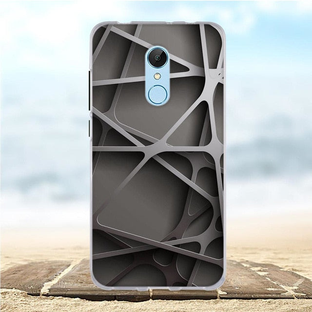 For Coque Xiaomi Redmi 5 Case 3D Cute Soft Silicone TPU Back Cover For Xiaomi Redmi 5 Case For Xiaomi Redmi 5 Plus Phone Cases