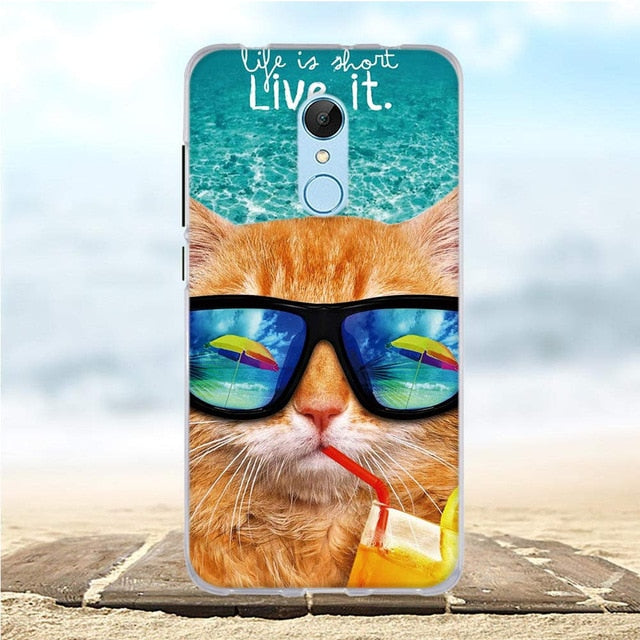 For Coque Xiaomi Redmi 5 Case 3D Cute Soft Silicone TPU Back Cover For Xiaomi Redmi 5 Case For Xiaomi Redmi 5 Plus Phone Cases