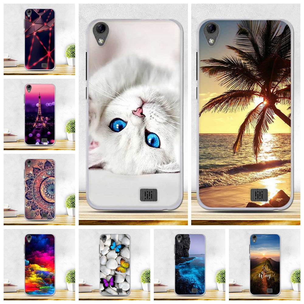 For Doogee Homtom HT16 Case Cover Pattern Ultra thin Soft TPU Silicone Back Cover Phone Cases For Homtom 16 ht 16 Fundas 5.0"