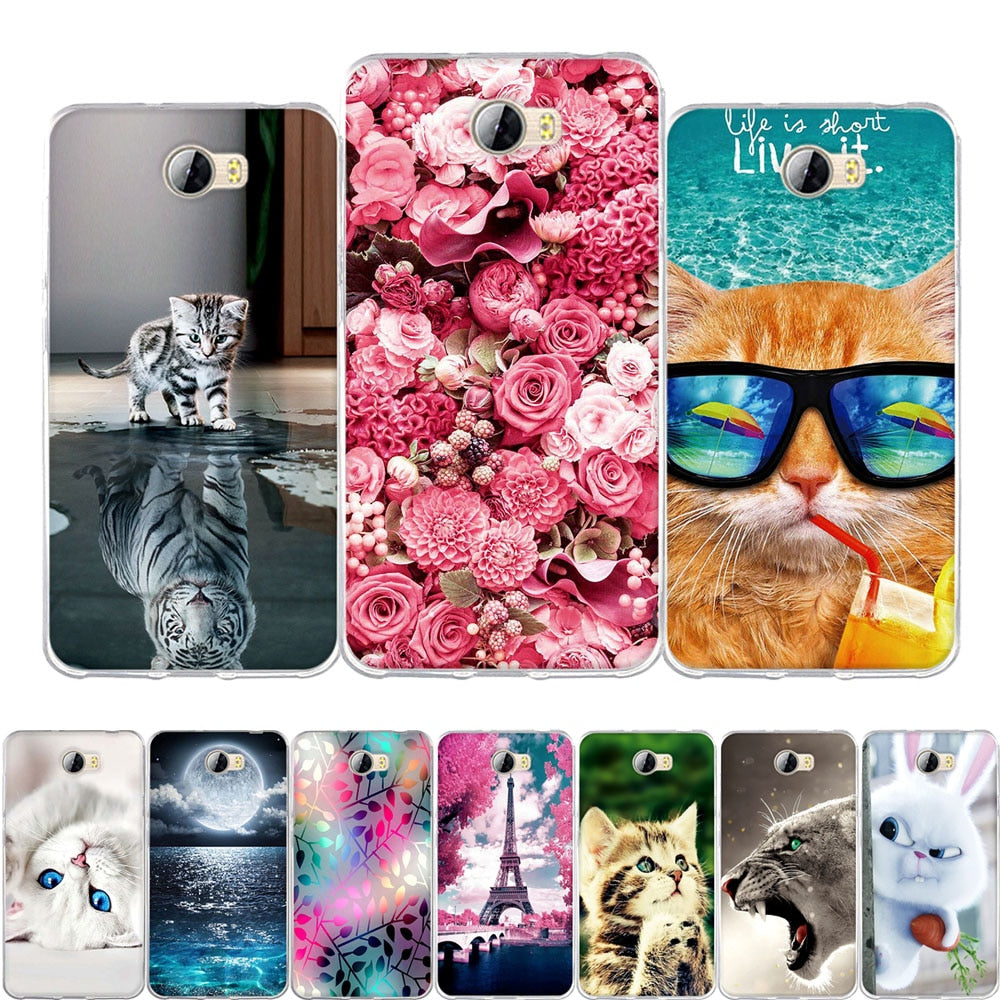 For Huawei Honor 5A 5 A Case 5.0'' Cover Soft TPU Silicone Fundas Coque 3D Bag Cute Shell Capa For Huawei Y5 II Y5 2 Phone Cases