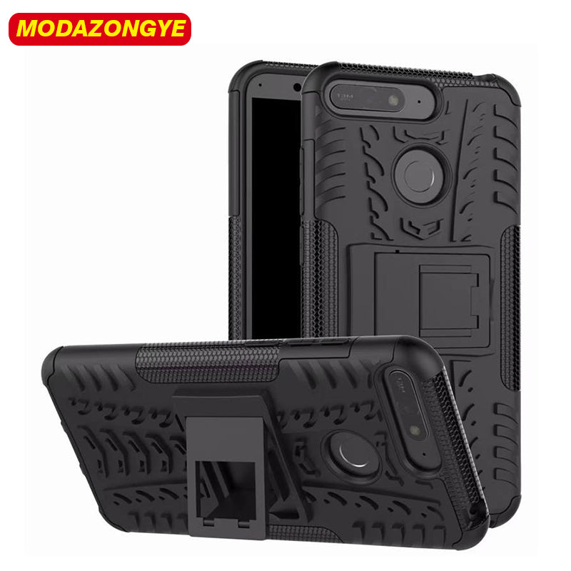 For Huawei Honor 7C Case 5.7" Hybrid TPU Silicone + Hard Back Cover Phone Case For Huawei Honor 7C 7 C AUM-L41 Russian Version