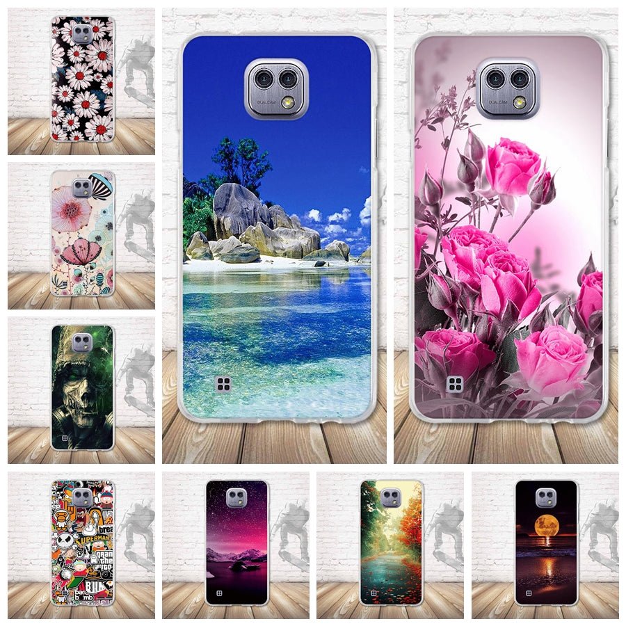 Fundas For LG X Cam K580 Silicone Cases Soft Rubber TPU Fashion 3D Painted Case For LG X Cam K580 K580DS Phone Case Cover