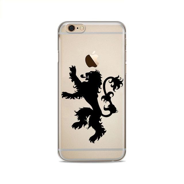 Game Thrones Daenerys Dragon Jon Snow Clear Soft silicone Phone Case For iphone X 8 8Plus 7 7Plus 6S 6Plus 5 5S SE 5C 4 4S Cases