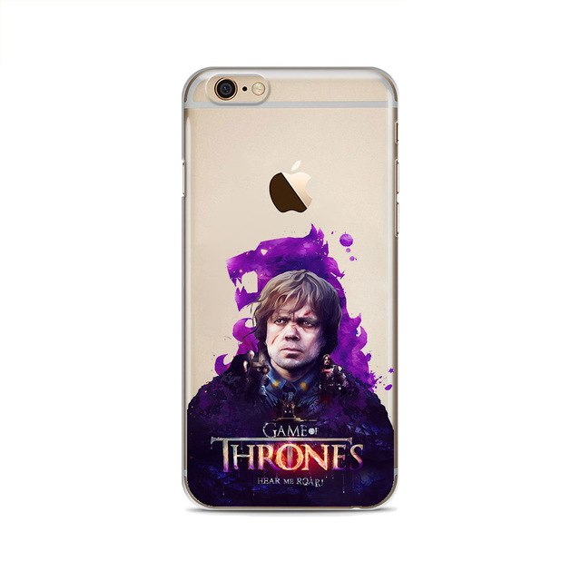 Game Thrones Daenerys Dragon Jon Snow Clear Soft silicone Phone Case For iphone X 8 8Plus 7 7Plus 6S 6Plus 5 5S SE 5C 4 4S Cases