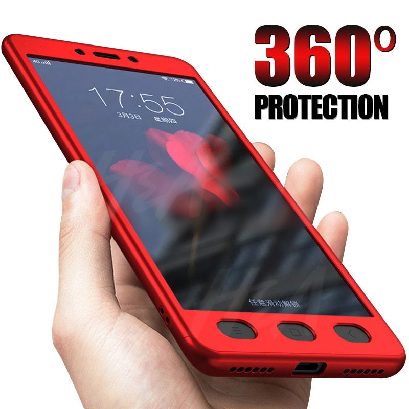 H&A 360 Full Cover Protective Phone Case For Xiaomi Redmi Note 4 4X Global Version Shockproof Cover For Redmi Note 4X Case