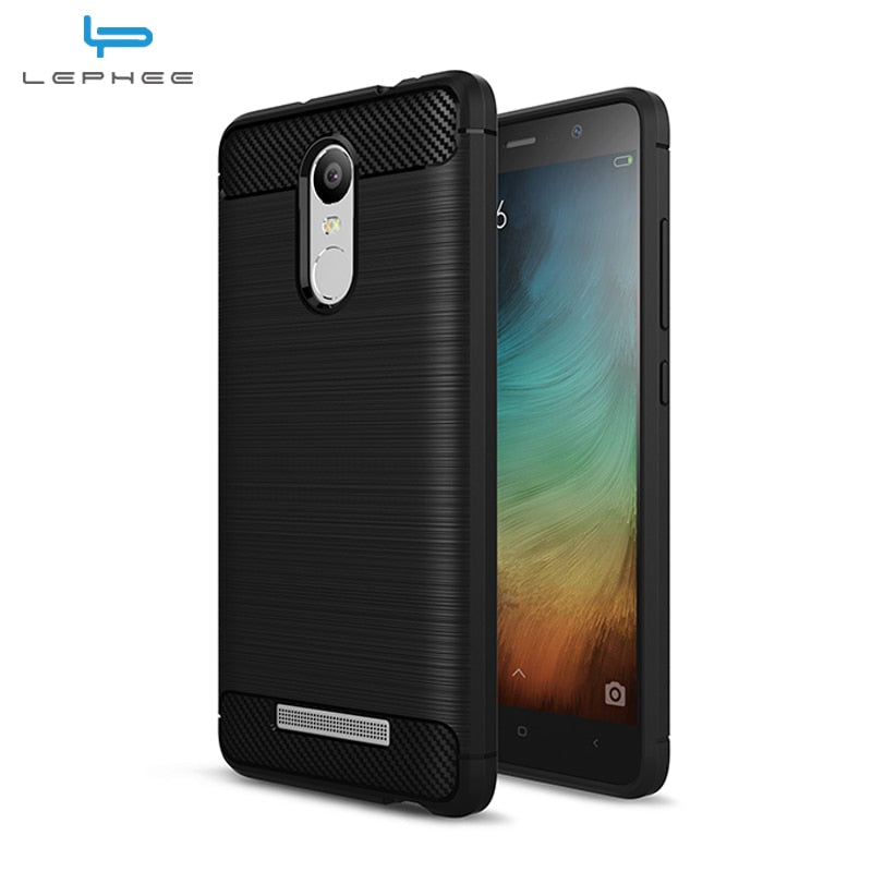 LEPHEE For Xiaomi Redmi Note 3 Pro Case Xiaomi Redmi Note 3 Cover Silicone TPU Brushed Texture Phone Case For Xiomi Redmi Note3