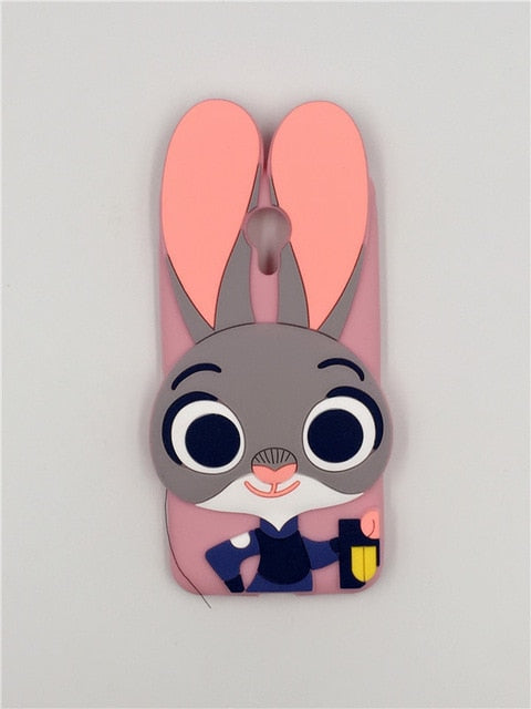 Lovely Cute 3D Cartoon Soft Silicon Cover for Meizu MX6 MX5 Meilan A5 M2 M3 M3S mini M3E M5 M5S note Metal Mobile Phone Cases