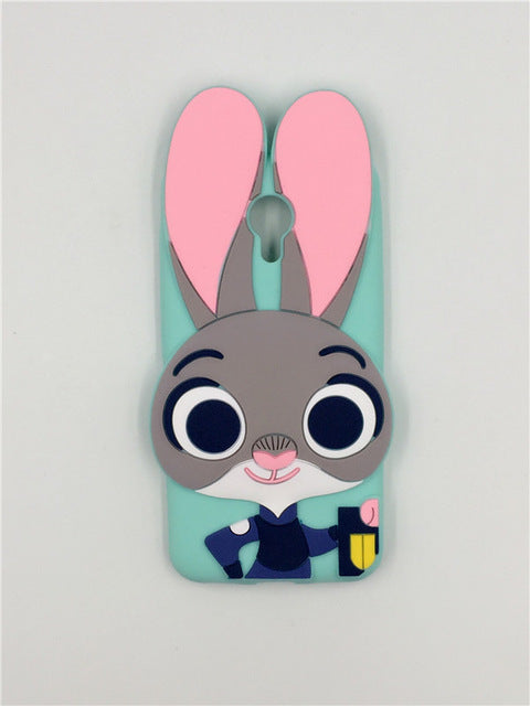 Lovely Cute 3D Cartoon Soft Silicon Cover for Meizu MX6 MX5 Meilan A5 M2 M3 M3S mini M3E M5 M5S note Metal Mobile Phone Cases