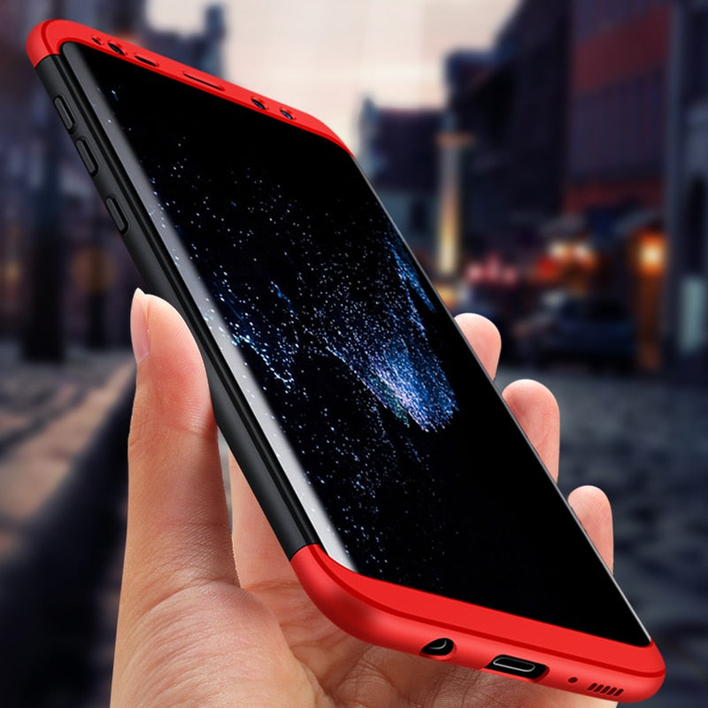 Luxury 360 Full Degree Cover Phone Case For Samsung Galaxy S8plus S9 Case For Samsung Galaxy S9plus S8  Shockproof Case