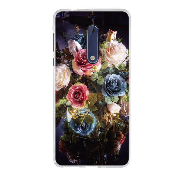 Luxury 3D Soft Silicone TPU Shell For Nokia 5 Case 3D Cute Animal Back Cover Painting For Nokia 5 Phone Cases For Nokia5