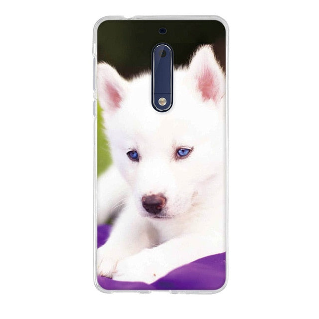 Luxury 3D Soft Silicone TPU Shell For Nokia 5 Case 3D Cute Animal Back Cover Painting For Nokia 5 Phone Cases For Nokia5