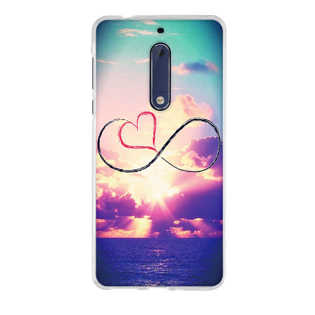Luxury 3D Soft Silicone TPU Shell For Nokia 5 Case 3D Cute Animal Back Cover Painting For Nokia 5 Phone Cases For Nokia5
