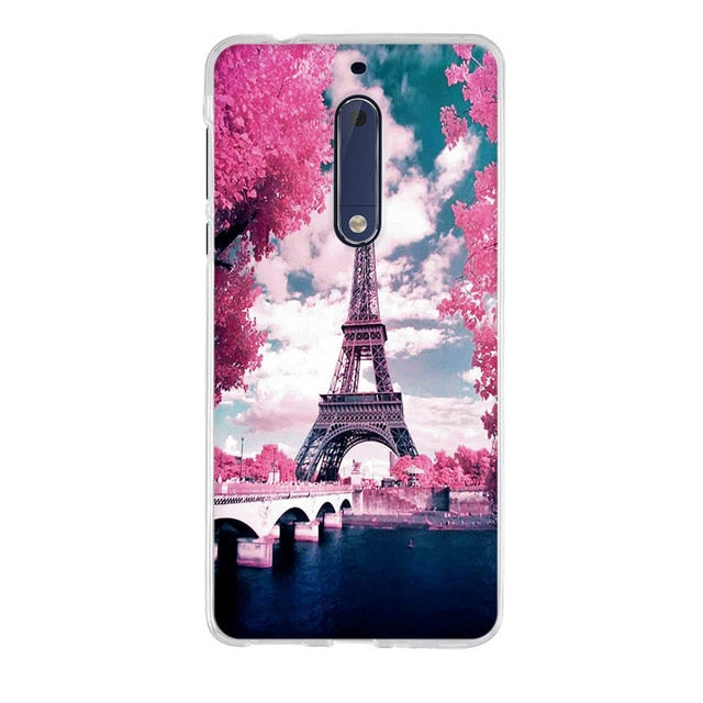 Luxury 3D Soft Silicone TPU Shell For Nokia 5 Case 3D Cute Animal Back Cover Painting For Nokia 5 Phone Cases For Nokia5