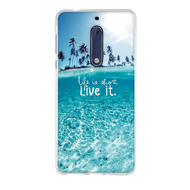 Luxury 3D Soft Silicone TPU Shell For Nokia 5 Case 3D Cute Animal Back Cover Painting For Nokia 5 Phone Cases For Nokia5