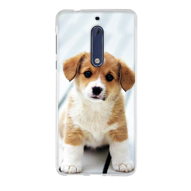 Luxury 3D Soft Silicone TPU Shell For Nokia 5 Case 3D Cute Animal Back Cover Painting For Nokia 5 Phone Cases For Nokia5