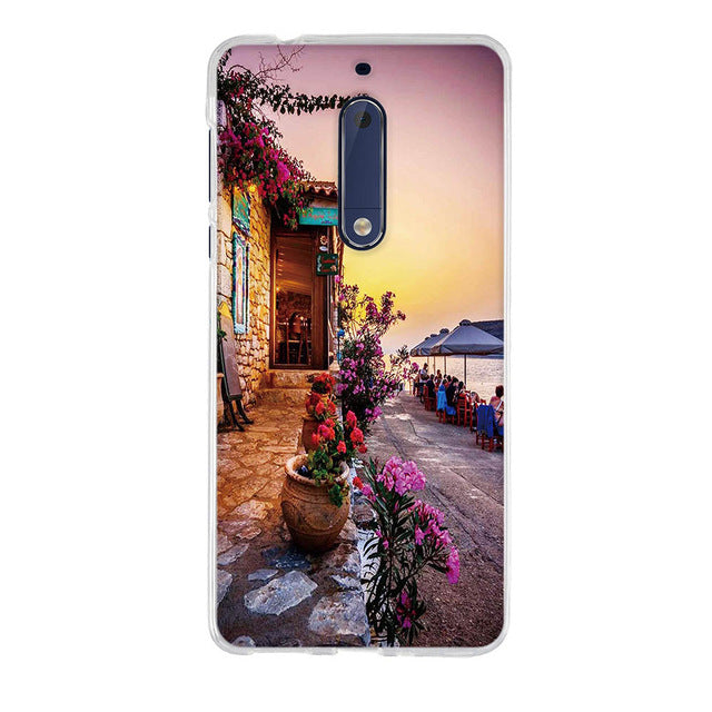 Luxury 3D Soft Silicone TPU Shell For Nokia 5 Case 3D Cute Animal Back Cover Painting For Nokia 5 Phone Cases For Nokia5