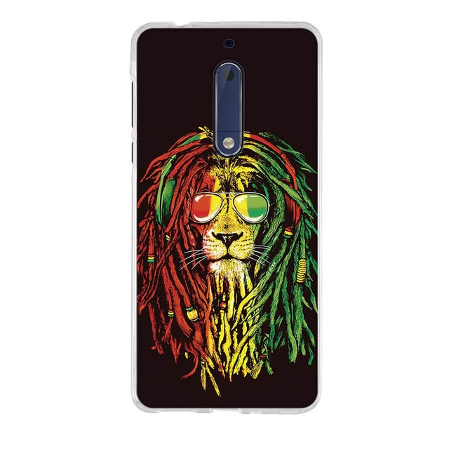 Luxury 3D Soft Silicone TPU Shell For Nokia 5 Case 3D Cute Animal Back Cover Painting For Nokia 5 Phone Cases For Nokia5