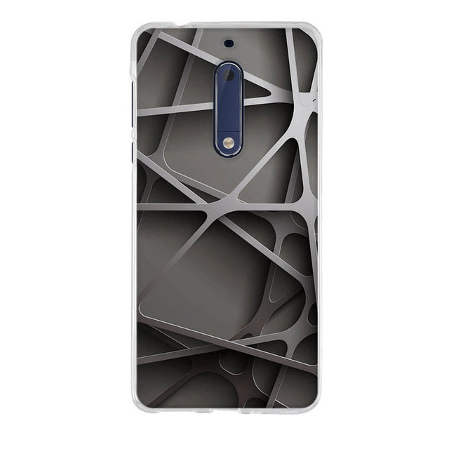 Luxury 3D Soft Silicone TPU Shell For Nokia 5 Case 3D Cute Animal Back Cover Painting For Nokia 5 Phone Cases For Nokia5