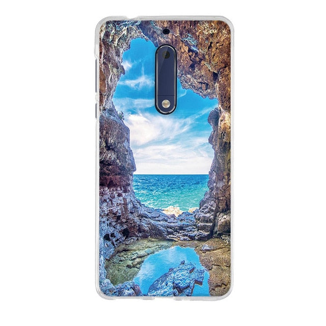 Luxury 3D Soft Silicone TPU Shell For Nokia 5 Case 3D Cute Animal Back Cover Painting For Nokia 5 Phone Cases For Nokia5