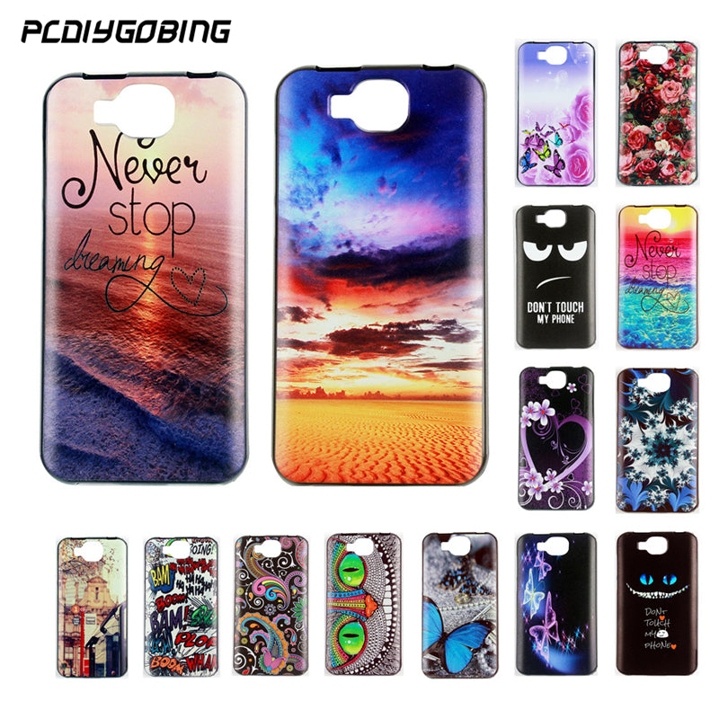 Luxury Painted Pattern Style Cool Gel Soft TPU Silicone Phone Case Cover Celular For Doogee X9 Mini