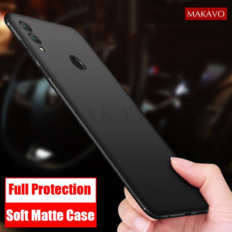 MAKAVO For Huawei Honor Note 10 Case Full Protection Soft Silicone Matte Cover For Honor Note 10 Note10 Phone Case