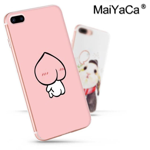 MaiYaCa Korean cartoon funny cocoa friend Unique Design Newest The Fashion phone Case for iPhone8 7 6 6S Plus X 10 5 5S SE 5C44S