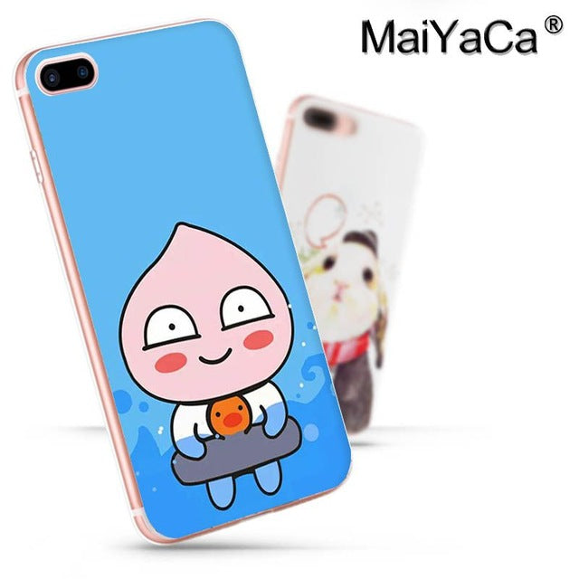 MaiYaCa Korean cartoon funny cocoa friend Unique Design Newest The Fashion phone Case for iPhone8 7 6 6S Plus X 10 5 5S SE 5C44S
