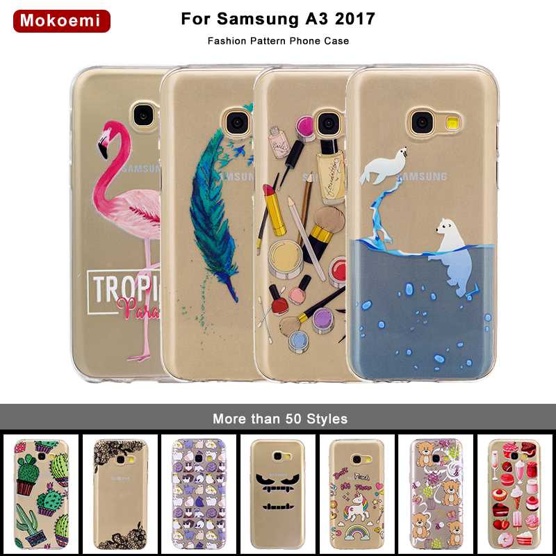 Mokoemi Fashion Cute Luxury Soft 4.7"For Samsung Galaxy A3 2017 Case For Samsung Galaxy A3 2017 A320 Phone Case Cover