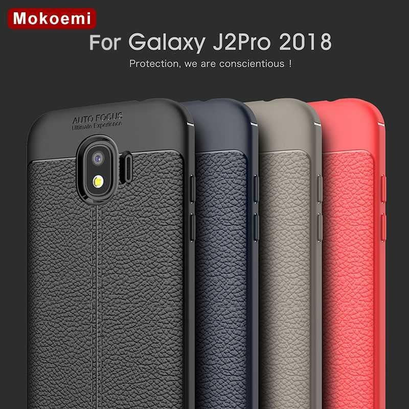 Mokoemi Fashion Lichee Pattern Shock Proof Soft 5.0"For Samsung Galaxy J2 Pro 2018 Case For Samsung J2 Pro 2018 Phone Case Cover