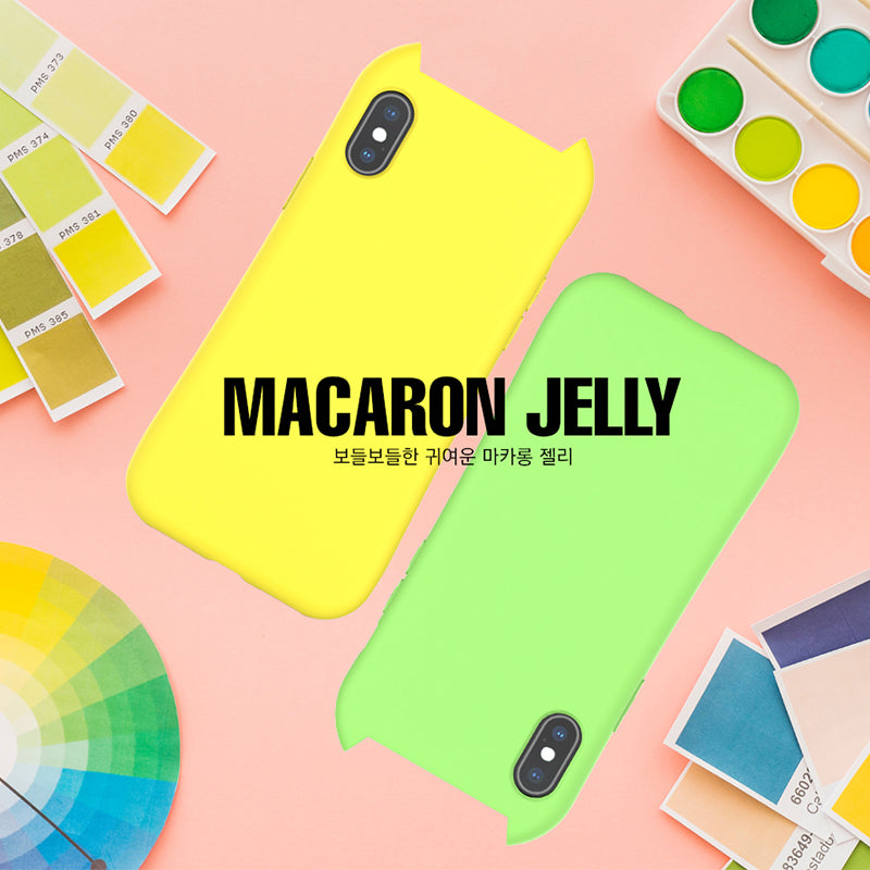 Molan Cano Macaron Cat Deil Ears Phone Case For iPhone 6 6S 7 8 Plus X TPU Silicone Soft Ultra-Thin Matte Surface Back Cover