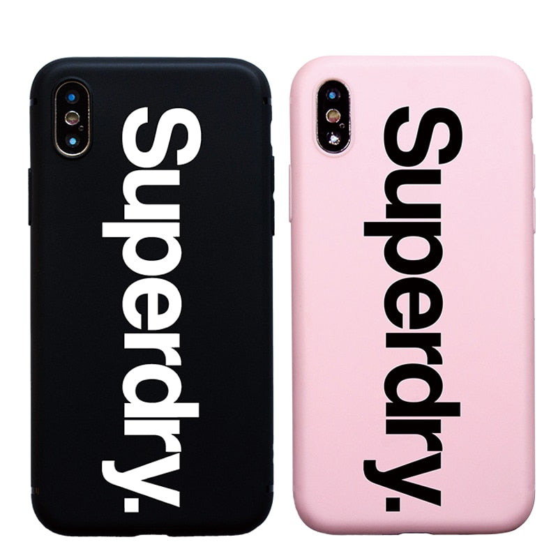 New Japan Design Superdry Soft Cover Silicon Case For iphone 7 8 Plus 5s SE Capa Funda Coque For iphone 6s 6 Plus X Phone Case