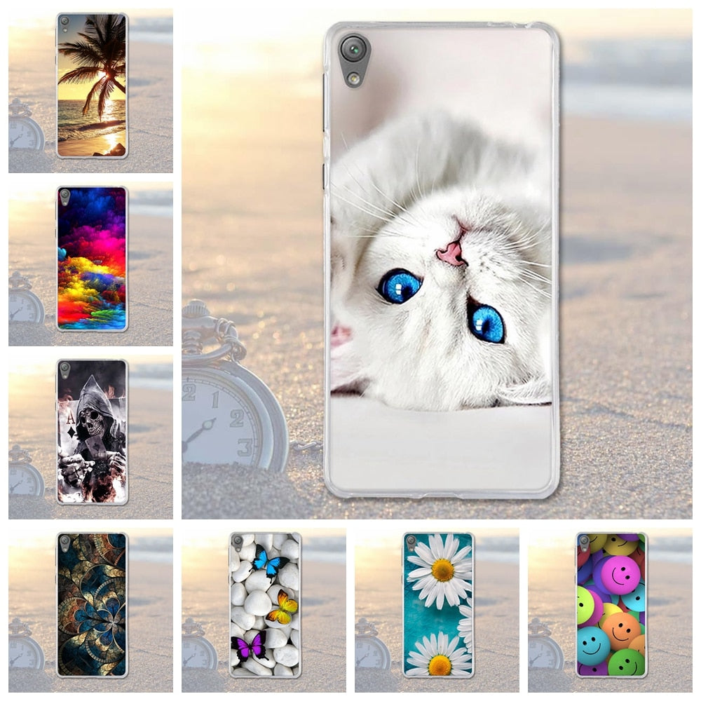 New Painted Cover Cases For Sony Xperia E5 F3311 F3313 Soft Silicone TPU Back Cover Phone Case For Sony Xperia E5 E 5 Fundas