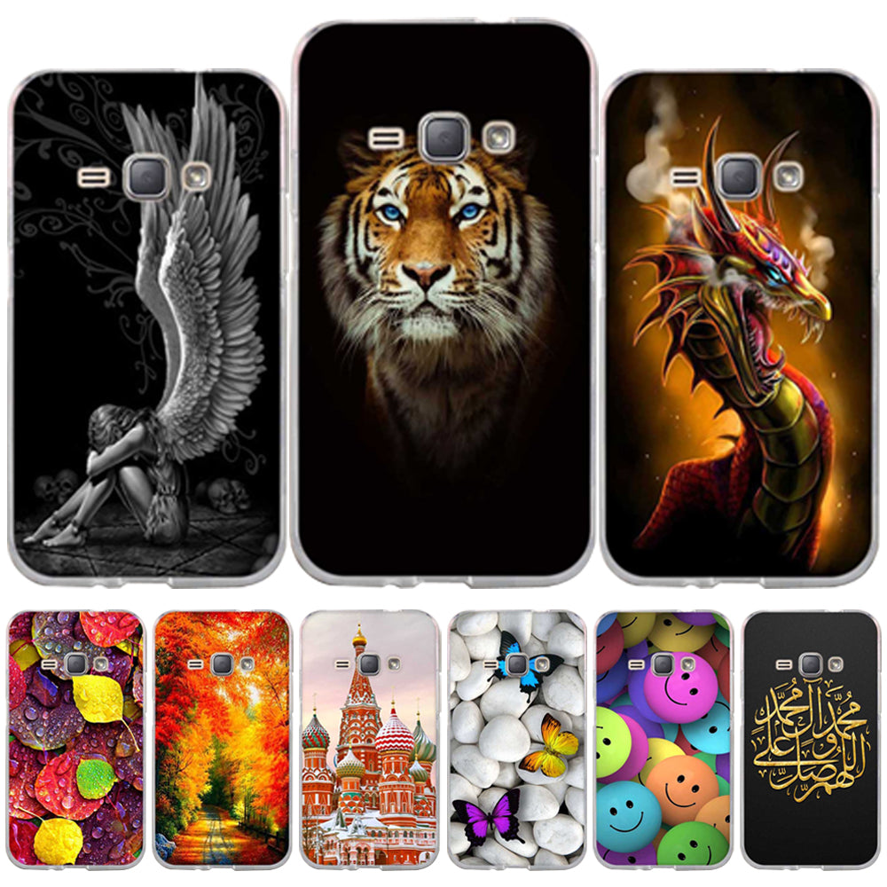 Painting Soft TPU Capa Case For Samsung Galaxy J1(6) J120F J1 2016 SM-J120F Fundas Phone Cases For Samsung J3 J1 J5 2016 A3 A5