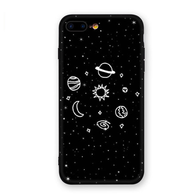 Pattern Phone Case For iPhone X 8 7 6 6S Plus Cute Phone Painted Case Cover For iPhone X 8 7 6 6S Plus Cartoon Soft TPU Coque