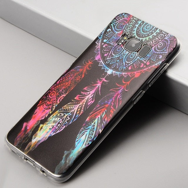 Pattern Phone Cases For Samsung Galaxy S9 S8 Plus S7 Edge Note8 A5 A6 A7 A8 Plus 2018 J3 J4 J6 J5 J7 2017 2018 Soft TPU Cover