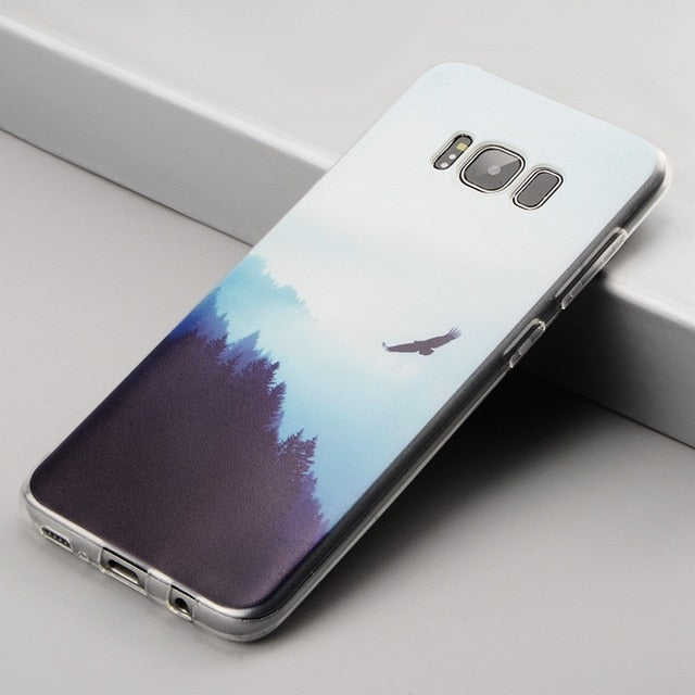 Pattern Phone Cases For Samsung Galaxy S9 S8 Plus S7 Edge Note8 A5 A6 A7 A8 Plus 2018 J3 J4 J6 J5 J7 2017 2018 Soft TPU Cover